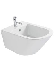 Биде подвесное Globo Forty3 (570х360х290) со скрытым креплением, белое FOS09BI