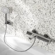 Смеситель для ванны/душа WasserKRAFT Berkel 4801 настенный, однозахватный, душ. гарнитур, хром