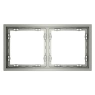 Рамка на 2 поста Voltum S70 VLS100205, серебро
