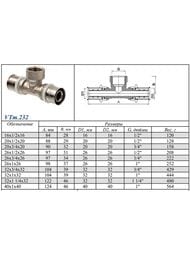 Пресс тройник VALTEC 26х1/2"Вх26 VTm.232.N.260426 — изображение 10