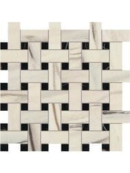 Мозаика Atlas Concorde Marvel Dream Bianco Fantastico Basket Weave Matt (305x305) белая, AOVJ (кв м)