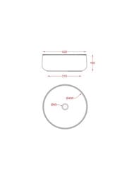 �������� ArtCeram Cognac (420�420�160) ���������, ��� ��������, �������, celeste COL001 65 00