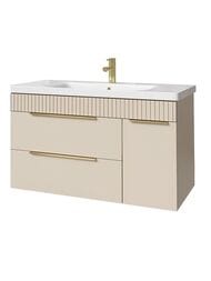 Тумба под раковину Caprigo MONBAR-Smalty 100 (976х446х550) 2 ящика 1 дв спр 36315Reml-052.000.00.20