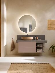 Раковина накладная Duravit Balcoon 550 x 450 DuraShield, терракот матовая 241055AM79 — изображение 4