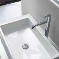 Смеситель Duravit C.1 для раковины высокий однозахватный с донным клапаном, излив 136мм C11030001010