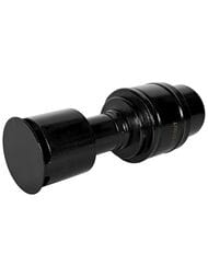 Оголовок STOUT вертикальный с ветрозащитой традиц.коакс. D60(п)/100(п) ЧЕРН. узкий SCR-6010-800012