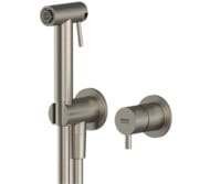 Гигиенический душ со смесителем Remer X Style INOX SSX60P, нержавеющая сталь матовая