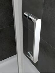 Душевая дверь ABBER Zart AG08090 (900х1950) распашная, стекло 6мм прозрачное/хром — изображение 3