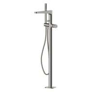 Смеситель WasserKRAFT Tauber 6421 для ванны, напольный, однозахватный, никель