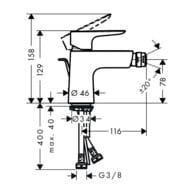 ��������� Hansgrohe Talis E 71720140 ��� ����, ������������, ����������� ������