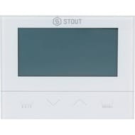 Терморегулятор STOUT ST-292v3 проводной, ЖК-дисплей, недельное програм., белый, STE-0101-029231 — миниатюра 1