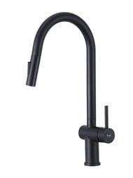 Смеситель для кухни с выдвижной лейкой , FRAP черный, F60807-6