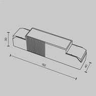 �������� ������� Maytoni Lighting control PSL-TR40-350-500mA Triac 15-20W IP20, �����