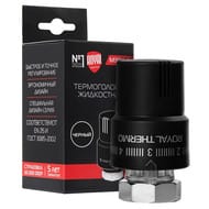 Термоголовка жидкостная ROYAL THERMO М30х1,5 черная RTO 08.03