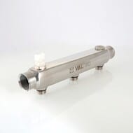 Коллектор VALTEC 1.1/2" на 3 выхода, 3/4"Н с м-о расст вых. 100мм, нерж. сталь, VTc.510.SS.080503 — миниатюра 6