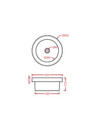 �������� ArtCeram Fuori Scala 400�400 �������/���������, ������ ������� TFL032 17; 00