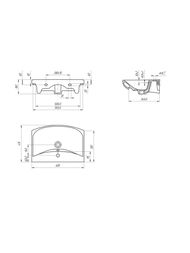 �������� Cersanit CARINA 60 (605�415�160) � ����� ����������, ����� S-UM-CAR60/1-w