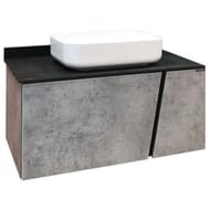 Тумба COMFORTY Эдинбург-90 (900х540х520) подвесная, столеш,. раковина, бетон светлый 00004147997