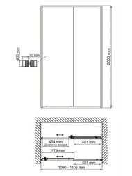 ������� ����� WasserKRAFT Dill 1100�2000 ������ ����������/������� ������ 61S13