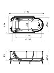 ����� ��������� ������� Fra Grande ������� Chrome (1700�850) �����, � ����� 4-01-2-0-1-417