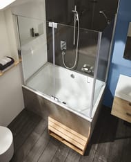 Ванна акриловая Jacob Delafon Capsule 120x80 E6D122-00 с ножками — миниатюра 2