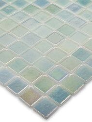 Мозаика Vidrepur Shell   554 (317х317) на сетке, светло-голубая (шт.) — изображение 3
