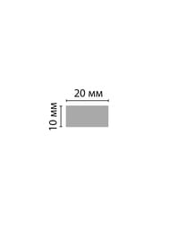 Молдинг DECOMASTER D047-116  ДМ (20*10*2900мм) черный (шт.)