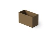 Ванна отдельностоящая Dea Design DD8702 1000 1 (1000х580х750), прямоуг, слив-перел, д/к, темно-коричневый