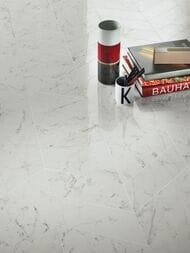 Керамогранитная плитка Atlas Concorde Marvel Carrara Pure Chevron Lapp (225х229) белая, AS1V (кв.м.)