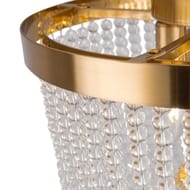 Потолочный светильник Freya Ornament (Орнамент) FR1008CL-04BS, IP20,латунь