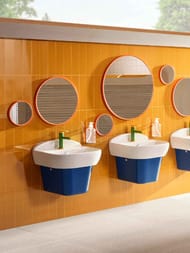 Держатель дозатора для жидкого мыла Vitra Sento Kids настенный, оранжевый A4491567