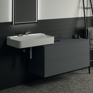 Тумба под раковину Ideal Standard CONCA 1200x505x550 2 ящ внешних, антрацит, со столешницей T4324Y2 — изображение 4