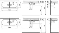 �������� Laufen SONAR 812349 (1000�370�130) ��� ��������� ��� ���������
