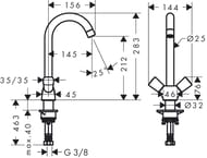 ��������� Hansgrohe Logis M31 ��� ����� 220 �� �������������, ���������� ����  71280000