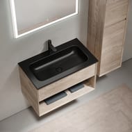 Тумба под раковину SANCOS Marmi 1.0 (790х445х520) подвесная, 1 ящик, дуб галифакс натур. MR1.080EG