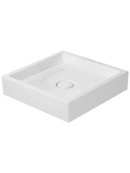 Раковина DURAVIT STARCK 1 470х470х100 шлифованная, б/отверстия под смес., крепление 0387470028