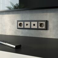 ТВ-розетка оконечная Werkel W1283004, дымчатый