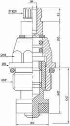 ����-����� ��������� 3/8" 8�20 MKP06619N
