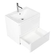 Тумба под раковину BelBagno ALBANO (600х450х570 подвесная, Bianco Lucido ALBANO-600-2C-SO-BL