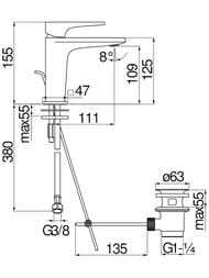 ��������� NOBILI SEVEN ��� ��������, �������������, ������ ������, ���� SE124118/1CR