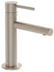 Смеситель Vitra Origin для умывальника, с донным клапаном, никель шлифованный A4256834
