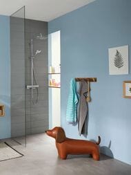 Душевая система Hansgrohe Croma E 280 Showerpipe 27630000  с термостатом, для душа, хром — изображение 2
