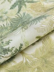 Обои виниловые на флизелине Kerama Marazzi Оазис мотив (1,06х10,05) зеленые KM6204 (рул.)