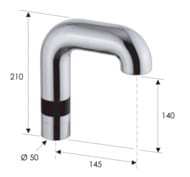 Кран сенсорный для раковины Remer Sensor SE15, хром — миниатюра 2