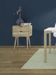 Обои виниловые на флизелине Rasch Country Charme (0,53х10,05) синие 449860 (рул.)