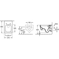 ������ ��������� Villeroy & Boch MEMENTO 2.0 4633R0R1 ������������, �����, �������� CeramicPlus
