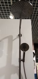 Уценка! Душевая система Hansgrohe Raindance Select S 240 1jet 27633340 термостат, шлиф черн хром - уценка. — изображение 4