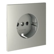 Накладка для розетки с/з и защитными шторками Voltum S70 VLS000705, серебро