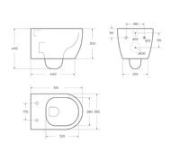 ������ ��������� BelBagno Marino (360�520�365) ������������, ����� BB105CHR
