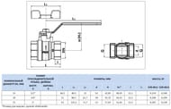 Кран шаровый STOUT 3/4"ВВ, ручка, стандартнопроходной, SVB-0011-000020
